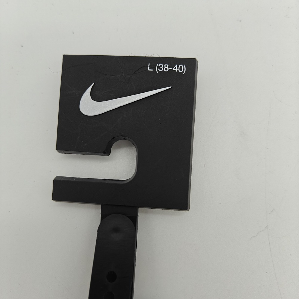 Nike Braided Stretch Belt Men's Large 38-40 Gray Blue White Woven Golf NWT - Picture 4 of 12